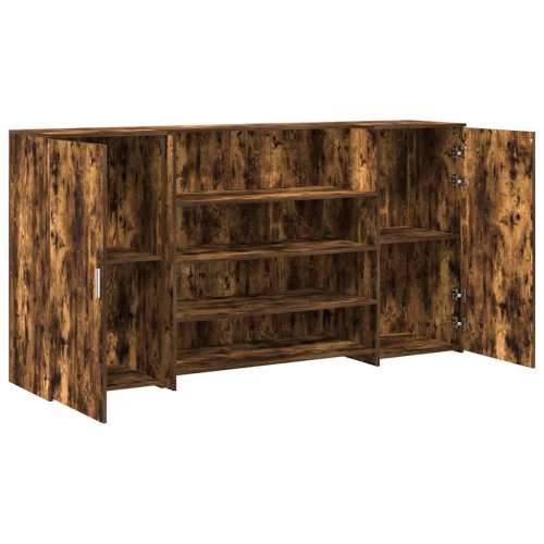 Recepcijski stol 200x50x103,5 cm od konstruiranog drva - Dimljeni hrast 200 x 50 x 103.5 cm Cijena