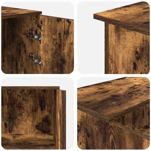 Recepcijski stol 200x50x103,5 cm od konstruiranog drva - Dimljeni hrast 200 x 50 x 103.5 cm Cijena