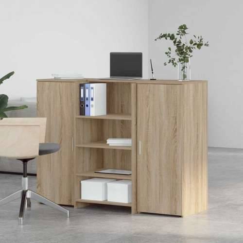 Recepcijski stol 135x50x103,5 cm od konstruiranog drva - sonoma hrast 135 x 50 x 103.5 cm Cijena