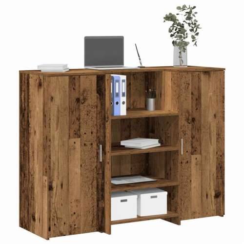 Recepcijski stol 135x50x103,5 cm od konstruiranog drva - Staro drvo 135 x 50 x 103.5 cm Cijena