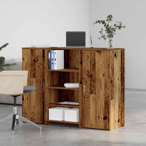 Recepcijski stol 135x50x103,5 cm od konstruiranog drva - Staro drvo 135 x 50 x 103.5 cm Cijena