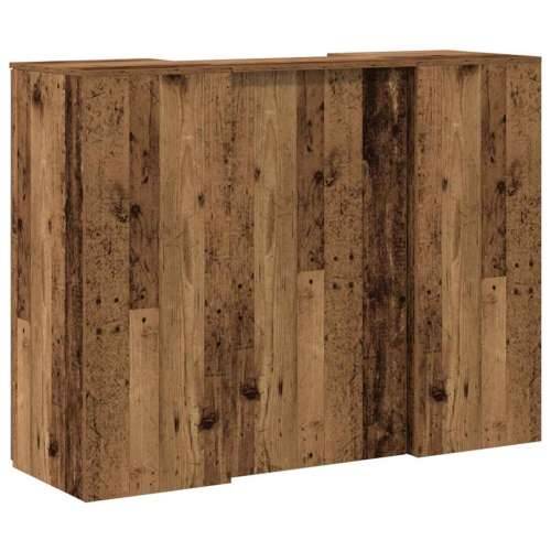 Recepcijski stol 135x50x103,5 cm od konstruiranog drva - Staro drvo 135 x 50 x 103.5 cm Cijena