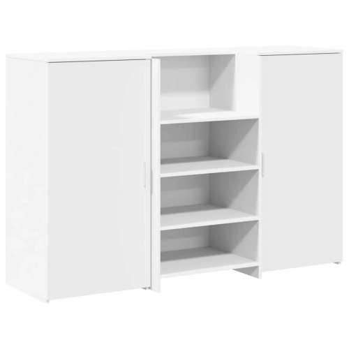 Recepcijski stol bijeli 155x50x103,5 cm od konstruiranog drva - Bijela 155 x 50 x 103.5 cm Cijena
