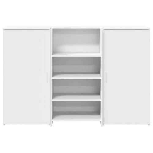 Recepcijski stol bijeli 155x50x103,5 cm od konstruiranog drva - Bijela 155 x 50 x 103.5 cm Cijena