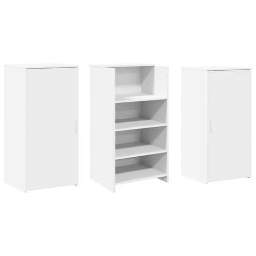 Recepcijski stol bijeli 155x50x103,5 cm od konstruiranog drva - Bijela 155 x 50 x 103.5 cm Cijena