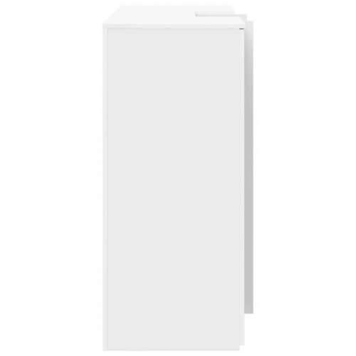 Recepcijski stol bijeli 155x50x103,5 cm od konstruiranog drva - Bijela 155 x 50 x 103.5 cm Cijena
