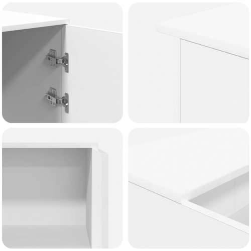 Recepcijski stol bijeli 155x50x103,5 cm od konstruiranog drva - Bijela 155 x 50 x 103.5 cm Cijena