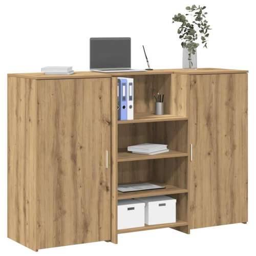 Recepcijski stol 155x50x103,5 cm od konstruiranog drva - hrast artisan 155 x 50 x 103.5 cm Cijena