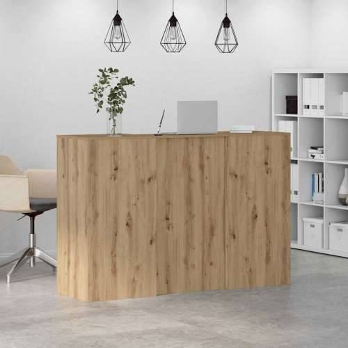 Recepcijski stol 155x50x103,5 cm od konstruiranog drva - hrast artisan 155 x 50 x 103.5 cm Cijena