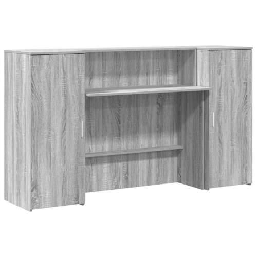 Recepcijski stol 180x50x103,5 cm od konstruiranog drva - Sivi hrast sonoma 180 x 50 x 103.5 cm Cijena