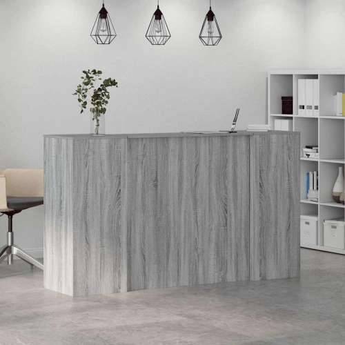Recepcijski stol 180x50x103,5 cm od konstruiranog drva - Sivi hrast sonoma 180 x 50 x 103.5 cm Cijena