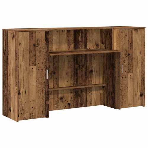Recepcijski stol 180x50x103,5 cm od konstruiranog drva - Staro drvo 180 x 50 x 103.5 cm Cijena