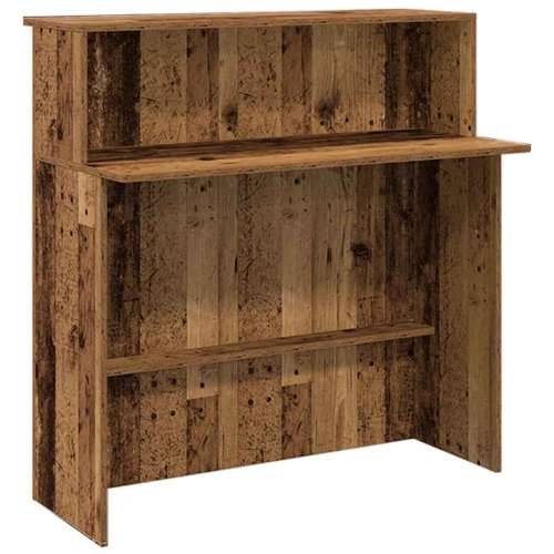 Recepcijski stol 180x50x103,5 cm od konstruiranog drva - Staro drvo 180 x 50 x 103.5 cm Cijena