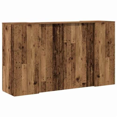 Recepcijski stol 180x50x103,5 cm od konstruiranog drva - Staro drvo 180 x 50 x 103.5 cm Cijena