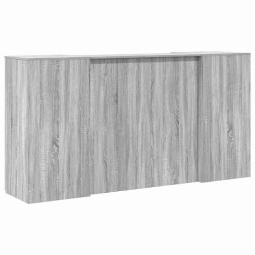 Recepcijski stol 200x50x103,5 cm od konstruiranog drva - Sivi hrast sonoma 200 x 50 x 103.5 cm Cijena