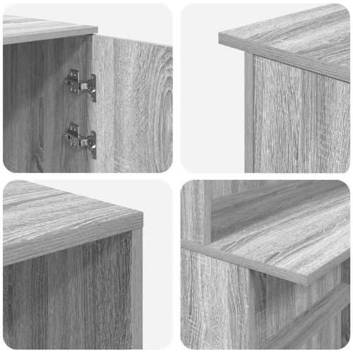 Recepcijski stol 200x50x103,5 cm od konstruiranog drva - Sivi hrast sonoma 200 x 50 x 103.5 cm Cijena