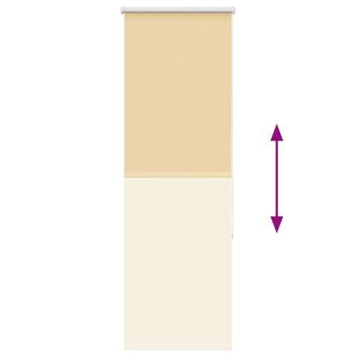 Rolo zavjesa Blackout Bež 60x130 cm Širina tkanine 55,7 cm - Bež 130 cm 60 cm Cijena