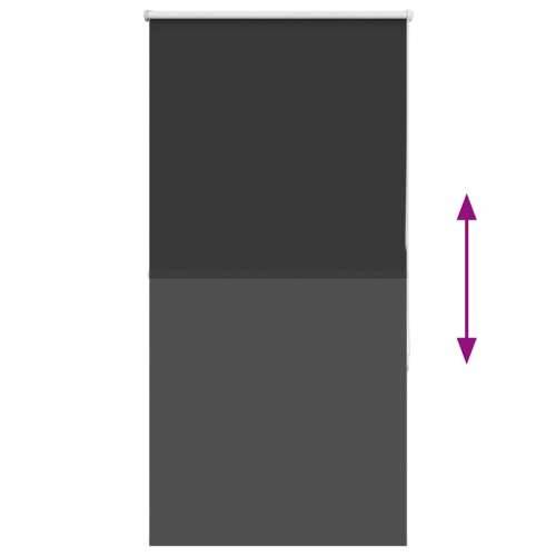 Rolo zavjesa Blackout Black 75x175 cm Širina tkanine 70,7 cm - Crna 75 cm 175 cm Cijena