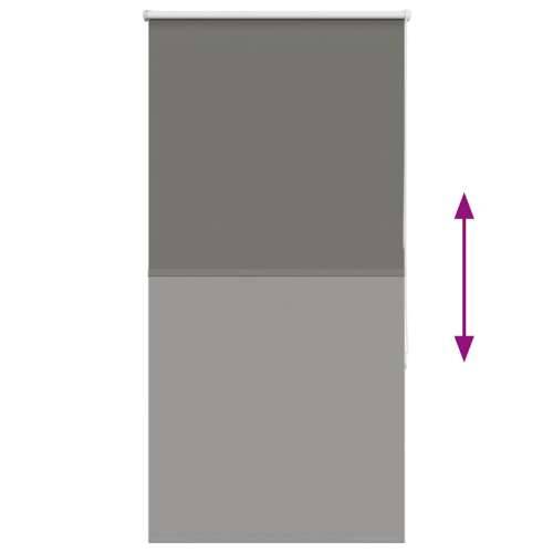 Rolo zavjesa Blackout siva 85x130 cm Širina tkanine 80,7 cm - Siva 85 cm 130 cm Cijena