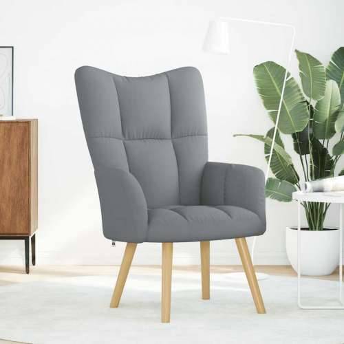 Stolica za opuštanje od tkanine svjetlosiva - Svjetlosiva 1 without stool Cijena