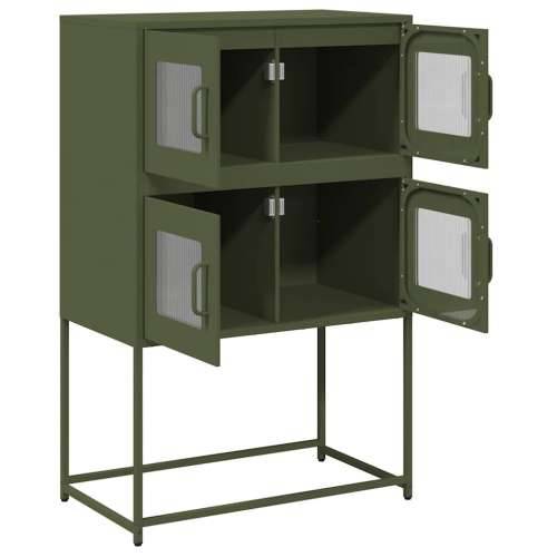 Visoka ploča maslinasto zelena 68x39x107 cm čelik - Maslinovo zelena 68 x 39 x 107 cm 1 Cijena