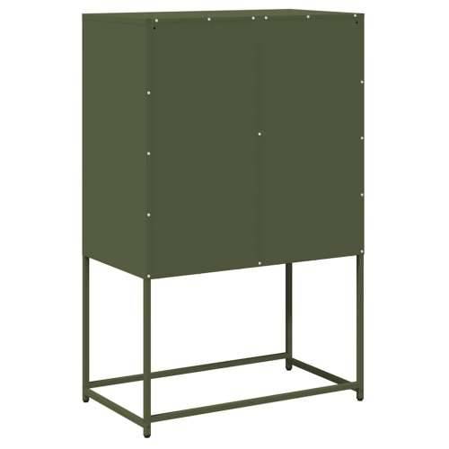 Visoka ploča maslinasto zelena 68x39x107 cm čelik - Maslinovo zelena 68 x 39 x 107 cm 1 Cijena