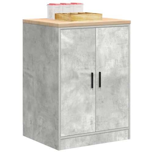 Garažni ormar za odlaganje 60x51x85 cm masivne borovine - Beton siva 60 x 51 x 85 cm 1 2 vrata Cijena
