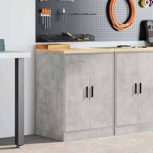 Garažni ormar za odlaganje 60x51x85 cm masivne borovine - Beton siva 60 x 51 x 85 cm 1 2 vrata Cijena