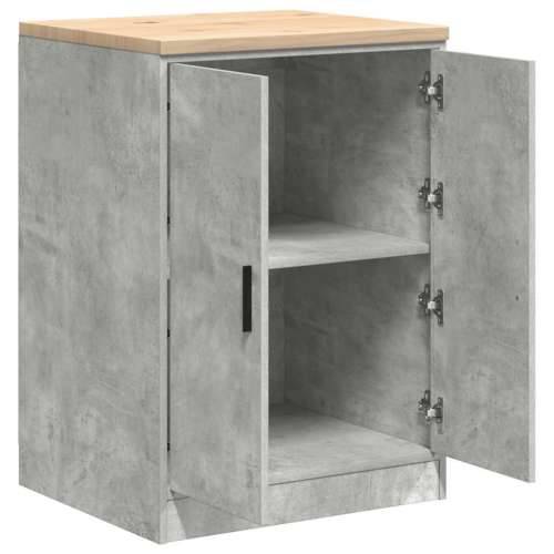 Garažni ormar za odlaganje 60x51x85 cm masivne borovine - Beton siva 60 x 51 x 85 cm 1 2 vrata Cijena