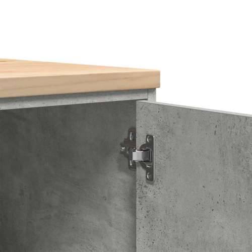 Garažni ormar za odlaganje 60x51x85 cm masivne borovine - Beton siva 60 x 51 x 85 cm 1 2 vrata Cijena