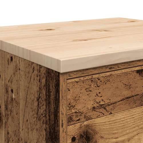 Garažni ormar za odlaganje 60x51x85 cm masivne borovine - Staro drvo 60 x 51 x 85 cm 1 4 darwers Cijena