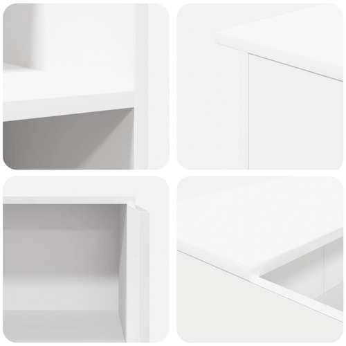 Recepcijski stol bijeli 100x50x103,5 cm od konstruiranog drva - Bijela 100 x 50 x 103.5 cm Cijena