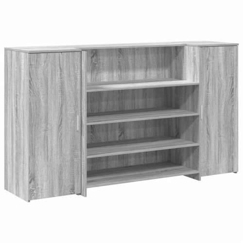 Recepcijski stol 180x50x103,5 cm od konstruiranog drva - Sivi hrast sonoma 180 x 50 x 103.5 cm Cijena