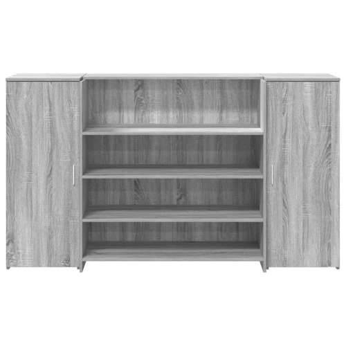 Recepcijski stol 180x50x103,5 cm od konstruiranog drva - Sivi hrast sonoma 180 x 50 x 103.5 cm Cijena