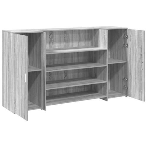Recepcijski stol 180x50x103,5 cm od konstruiranog drva - Sivi hrast sonoma 180 x 50 x 103.5 cm Cijena