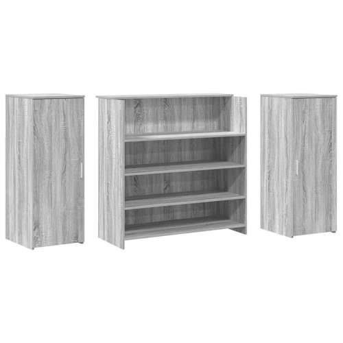 Recepcijski stol 180x50x103,5 cm od konstruiranog drva - Sivi hrast sonoma 180 x 50 x 103.5 cm Cijena