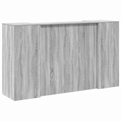 Recepcijski stol 180x50x103,5 cm od konstruiranog drva - Sivi hrast sonoma 180 x 50 x 103.5 cm Cijena
