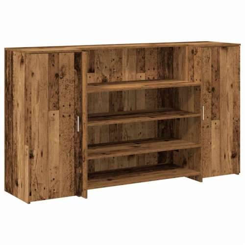 Recepcijski stol 180x50x103,5 cm od konstruiranog drva - Staro drvo 180 x 50 x 103.5 cm Cijena