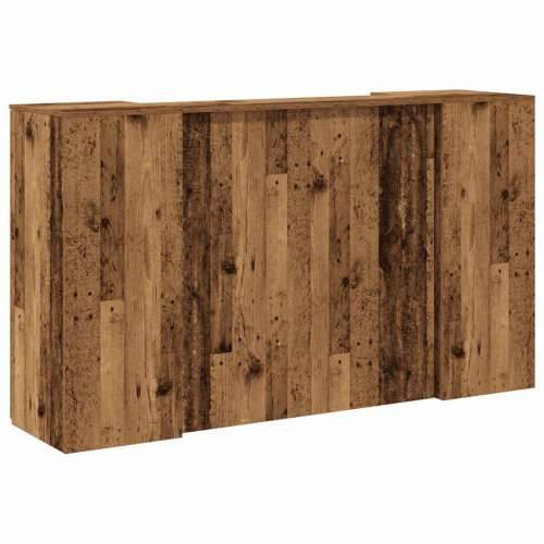 Recepcijski stol 180x50x103,5 cm od konstruiranog drva - Staro drvo 180 x 50 x 103.5 cm Cijena