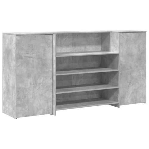 Recepcijski stol 200x50x103,5 cm konstruiranog drva - Beton siva 200 x 50 x 103.5 cm Cijena