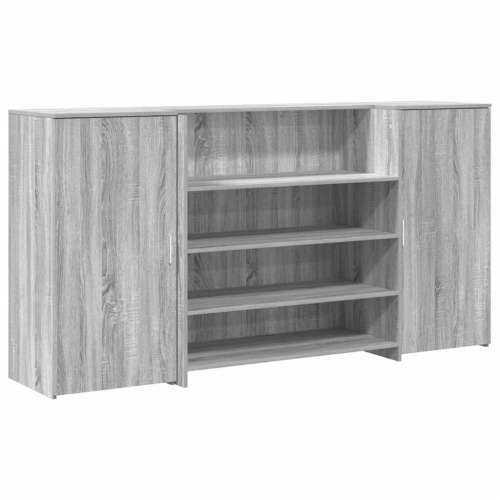 Recepcijski stol 200x50x103,5 cm od konstruiranog drva - Sivi hrast sonoma 200 x 50 x 103.5 cm Cijena