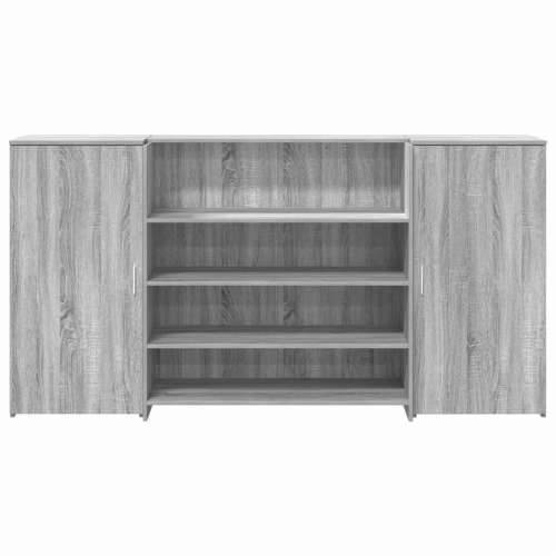 Recepcijski stol 200x50x103,5 cm od konstruiranog drva - Sivi hrast sonoma 200 x 50 x 103.5 cm Cijena