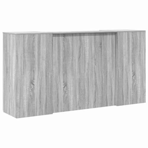 Recepcijski stol 200x50x103,5 cm od konstruiranog drva - Sivi hrast sonoma 200 x 50 x 103.5 cm Cijena