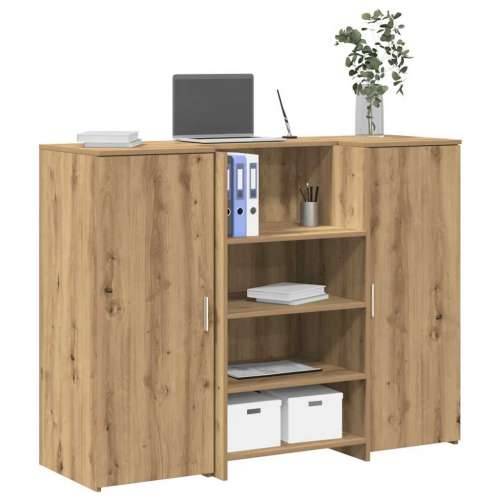 Recepcijski stol 135x50x103,5 cm od konstruiranog drva - hrast artisan 135 x 50 x 103.5 cm Cijena