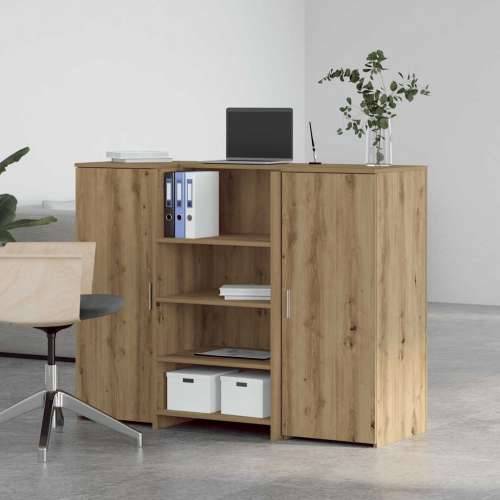 Recepcijski stol 135x50x103,5 cm od konstruiranog drva - hrast artisan 135 x 50 x 103.5 cm Cijena