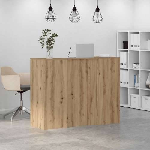 Recepcijski stol 135x50x103,5 cm od konstruiranog drva - hrast artisan 135 x 50 x 103.5 cm Cijena