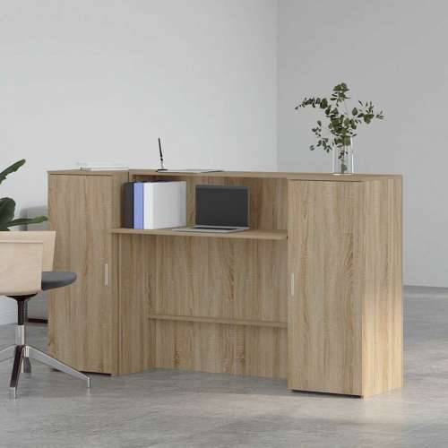 Recepcijski stol 180x50x103,5 cm od konstruiranog drva - sonoma hrast 180 x 50 x 103.5 cm Cijena