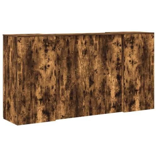Recepcijski stol 200x50x103,5 cm od konstruiranog drva - Dimljeni hrast 200 x 50 x 103.5 cm Cijena