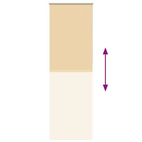 Rolo zavjesa Blackout Bež 85x210 cm Širina tkanine 80,7 cm - Bež 85 cm 210 cm Cijena