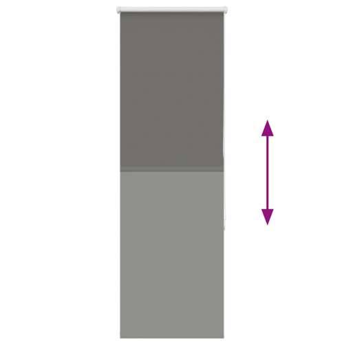 Rolo zavjesa Blackout siva 45x130 cm Širina tkanine 40,7 cm - Siva 45 cm 130 cm Cijena
